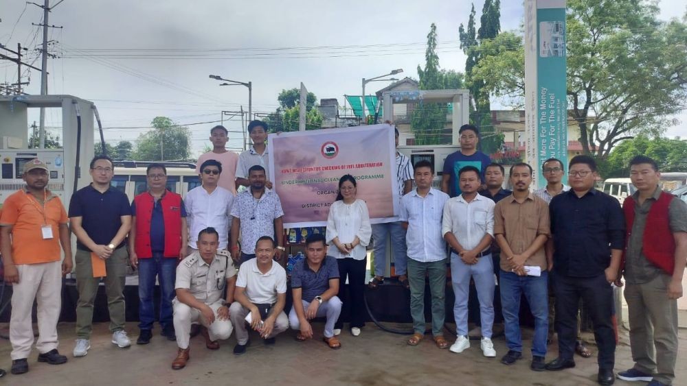 The joint verification team in Dimapur on July 20. (DIPR Photo)